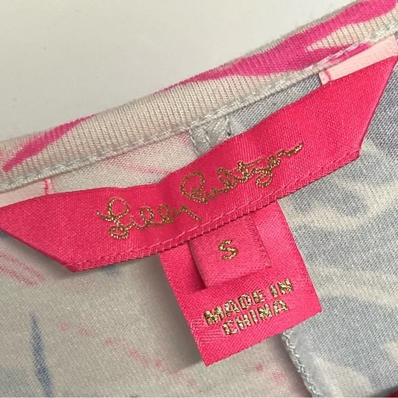 Lilly Pulitzer Wynne Short Sleeve Stretch Jersey Knit Maxi Dress Women’s Small - Picture 12 of 12